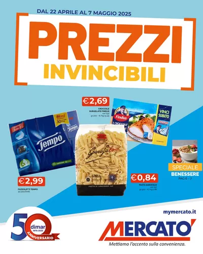 Volantino Mercatò a Casale Monferrato | Prezzi invicibili | 22/4/2025 - 7/5/2025