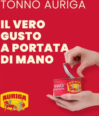 Volantino Tonno Auriga a Gioi | Il vero gusto a portata di mano | 5/5/2025 - 16/6/2025