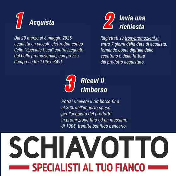 Volantino Schiavotto a Trissino | Speciale Casa | 20/4/2025 - 8/5/2025