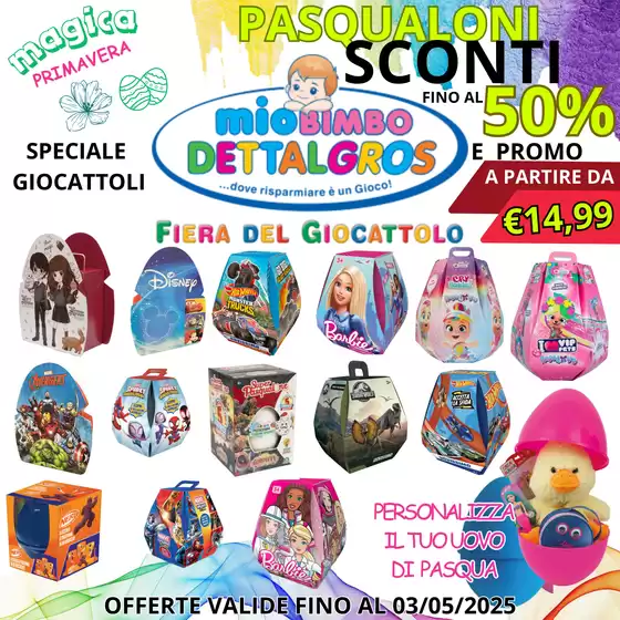 Volantino Mio Bimbo Dettalgros a Casarano | Sconti fino al 50% | 17/4/2025 - 3/5/2025