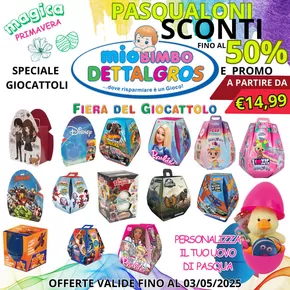 Offerte di Infanzia e giochi a Tricase | Sconti fino al 50% in Mio Bimbo Dettalgros | 17/4/2025 - 3/5/2025