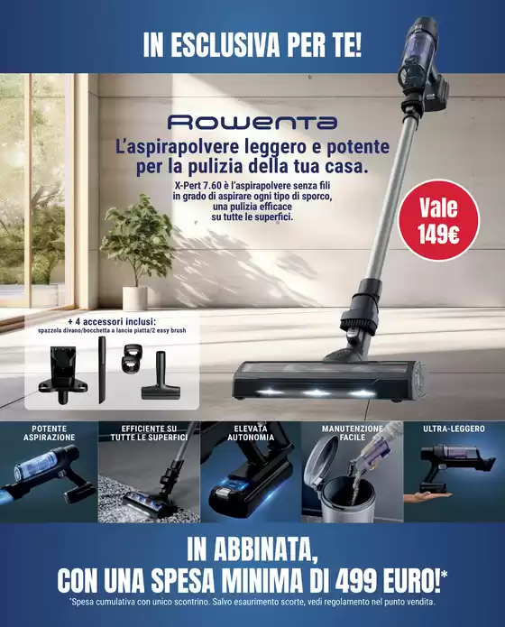 Volantino Trony a Rovereto | SUBITO PER TE L’ASPIRAPOLVERE | 17/4/2025 - 7/5/2025