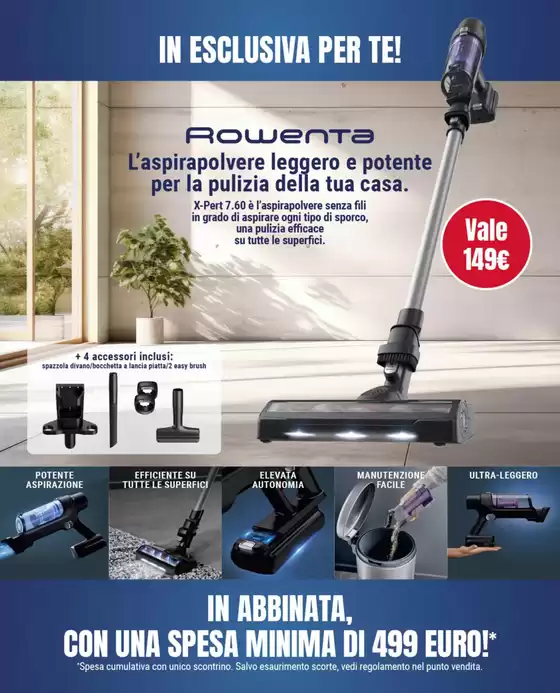 Volantino Trony a Pisa | SUBITO PER TE L’ASPIRAPOLVERE | 17/4/2025 - 7/5/2025
