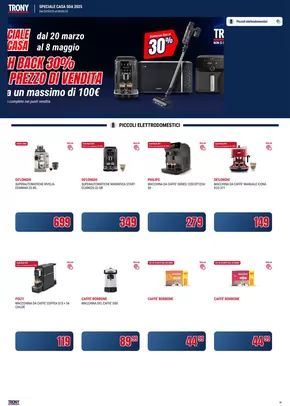 Offerte di Elettronica a Malo | Speciale casa in Trony | 17/4/2025 - 8/5/2025