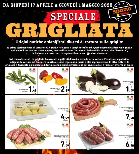 Volantino Spazio Conad a Ancona | Speciale grigliata | 17/4/2025 - 1/5/2025