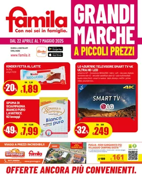 Volantino Famila a Goito | Grandi marche | 22/4/2025 - 7/5/2025