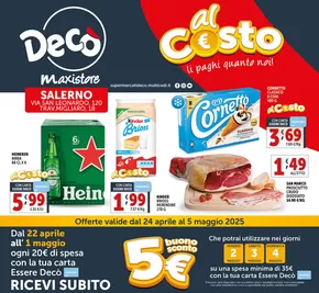 Volantino Decò a Baronissi | Al costo  | 24/4/2025 - 5/5/2025