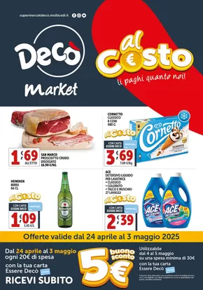 Offerte di Iper e super a Bitonto | Al costo  in Decò | 24/4/2025 - 3/5/2025