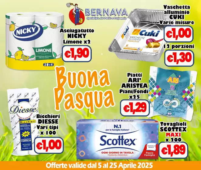Volantino Bernava | Buona Pasqua | 17/4/2025 - 25/4/2025