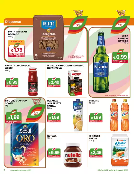 Volantino Gala a Pratovecchio Stia | Offertissime | 22/4/2025 - 6/5/2025