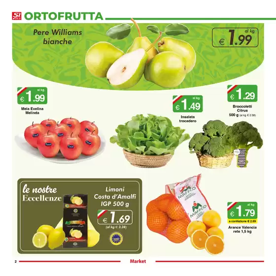 Volantino Si con te market | Sconti dal 25% al 50% | 22/4/2025 - 7/5/2025