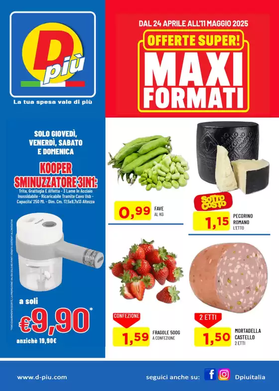 Volantino Dpiu a Roma | Offerte super! | 24/4/2025 - 11/5/2025