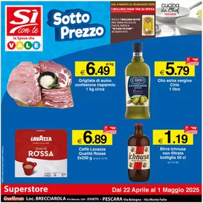 Volantino Si con te superstore a Orsogna | Buona Pasqua | 22/4/2025 - 1/5/2025