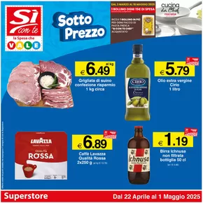 Volantino Si con te superstore a Pesaro | Sconti dal 25% al 50% | 22/4/2025 - 1/5/2025