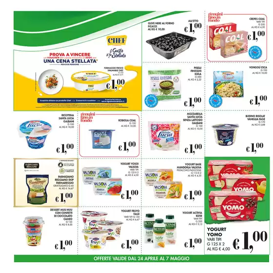 Volantino Coal a Urbino | Tutto a 1€. | 24/4/2025 - 7/5/2025