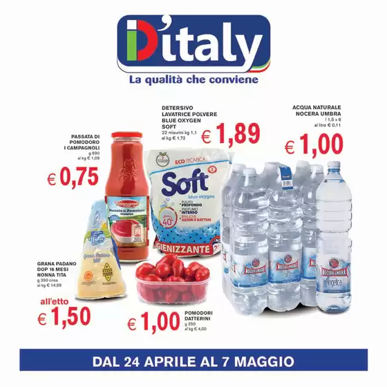 Volantino D'Italy a Cupra Marittima | La qualità che conviene | 24/4/2025 - 7/5/2025