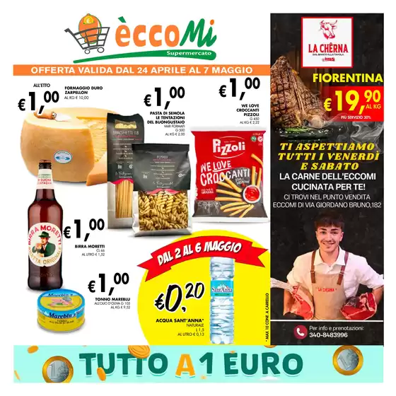 Volantino Eccomi a Cesena | Eccomi. | 24/4/2025 - 7/5/2025
