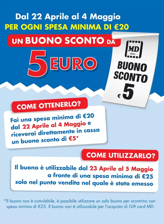Volantino MD a Rieti | Tutto 1€ | 22/4/2025 - 4/5/2025