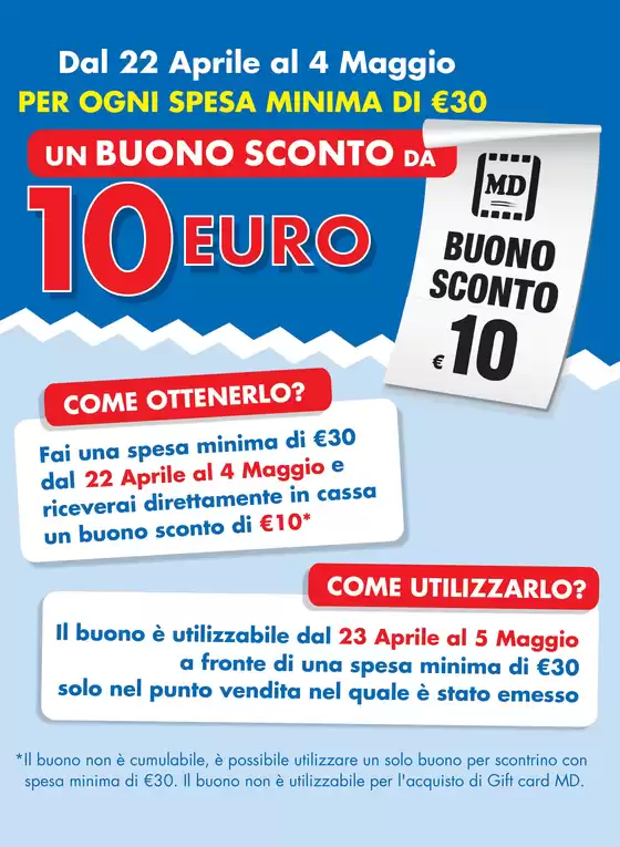 Volantino MD a Castelfranco di Sotto | Tutto 1€ | 22/4/2025 - 4/5/2025