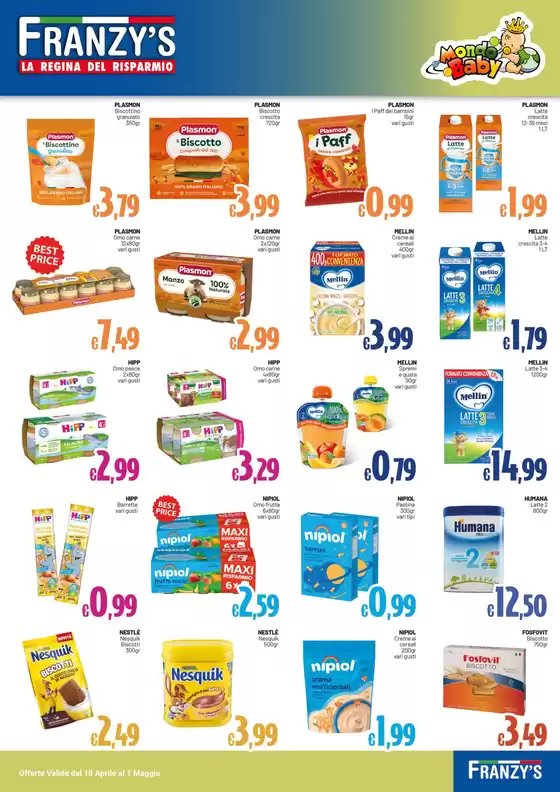 Volantino Franzy's a Modica | La regina del risparmio | 18/4/2025 - 1/5/2025