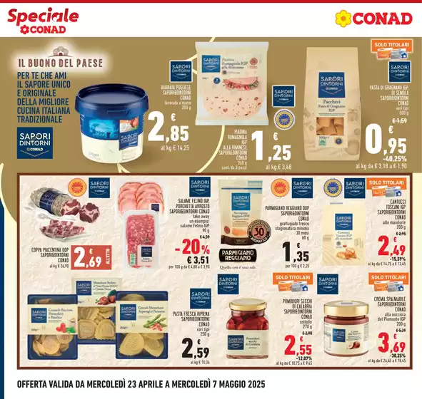 Volantino Conad a Arezzo | Speciale Conad | 23/4/2025 - 7/5/2025