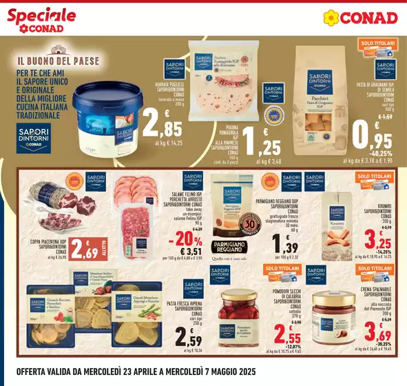 Volantino Conad a Valdilana | Speciale Conad | 23/4/2025 - 7/5/2025