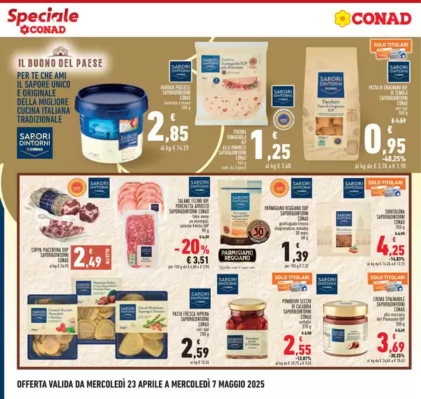 Volantino Conad a Bologna | Speciale Conad | 23/4/2025 - 7/5/2025