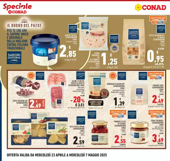 Volantino Conad a Terralba | Speciale Conad | 23/4/2025 - 7/5/2025