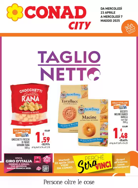 Volantino Conad City a Bologna | Taglio netto | 23/4/2025 - 7/5/2025