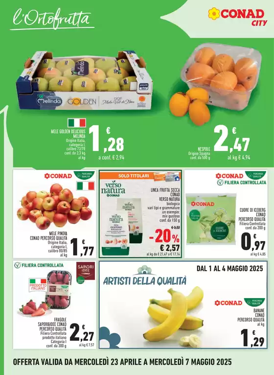 Volantino Conad City a Cagliari | Taglio netto | 23/4/2025 - 7/5/2025