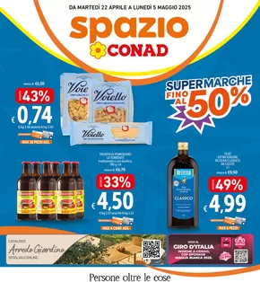 Volantino Spazio Conad a Napoli | Super Marche fino al 50% | 22/4/2025 - 5/5/2025
