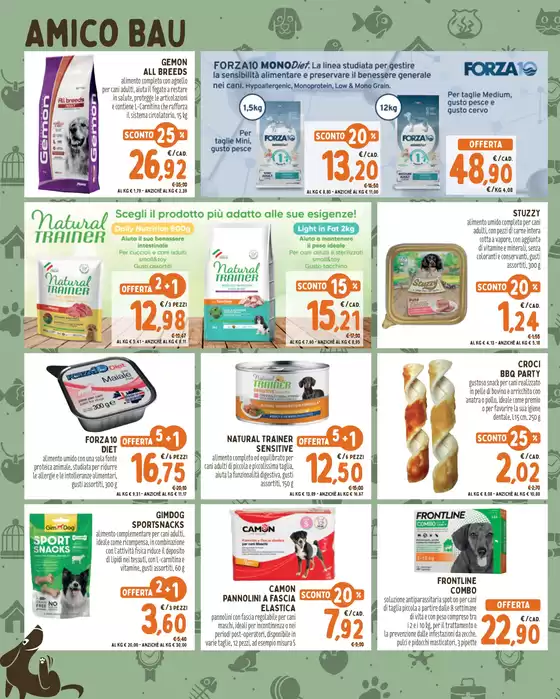 Volantino Pet Store Conad a Spoltore | CAMPIONI DI COCCOLE ANCHE SE PICCOLI IL NOSTRO AMORE È GRANDE | 24/4/2025 - 21/5/2025