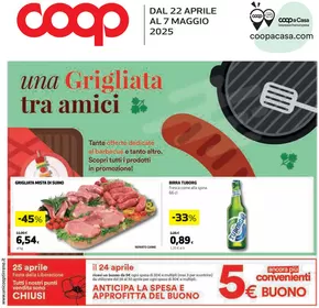 Volantino Coop a Orbetello | Una Grigliata tra amici | 22/4/2025 - 7/5/2025