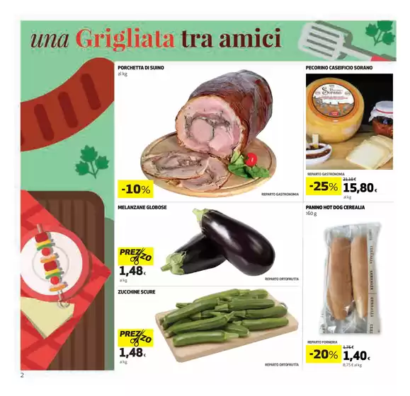 Volantino Coop a Portoferraio | Una Grigliata tra amici | 22/4/2025 - 7/5/2025