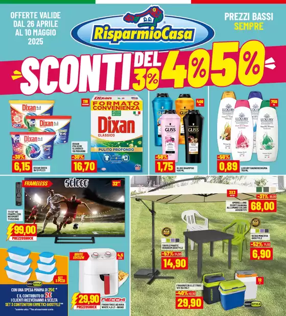 Volantino Risparmio Casa a Roma | Sconti del 30% 40% 50% | 26/4/2025 - 10/5/2025