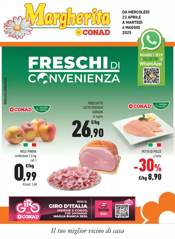Volantino Margherita Conad a Parma | Freschi di convenienza | 23/4/2025 - 6/5/2025