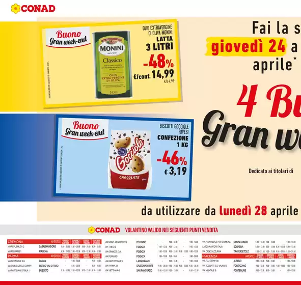 Volantino Conad a Collecchio | Freschi di convenienza | 23/4/2025 - 6/5/2025
