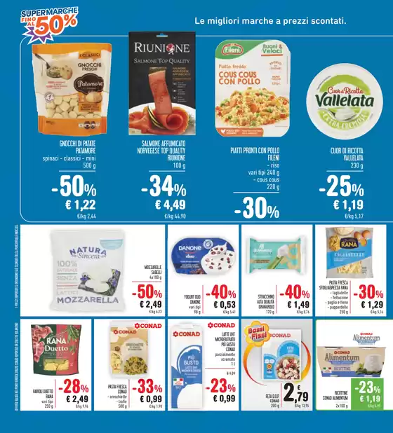 Volantino Spazio Conad a Roncadelle | Supermarche fino al 50% | 22/4/2025 - 1/5/2025