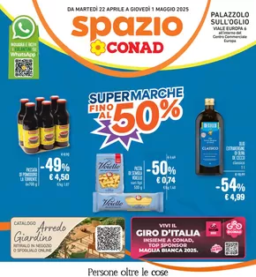 Volantino Spazio Conad a Palazzolo sull'Oglio | Supermarche fino al 50% | 22/4/2025 - 1/5/2025
