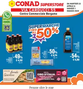 Volantino Conad Superstore a Capriolo | Supermarche fino al 50% | 22/4/2025 - 1/5/2025