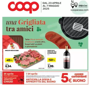 Volantino Coop a Fonte Nuova | Una Grigliata tra amici | 23/4/2025 - 7/5/2025