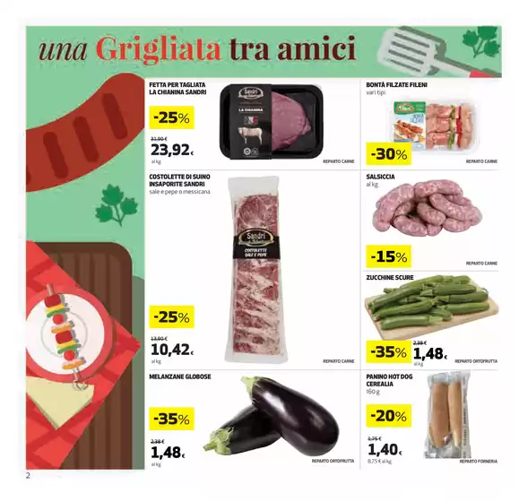 Volantino Coop a Chiusi | Una Grigliata tra amici | 23/4/2025 - 7/5/2025
