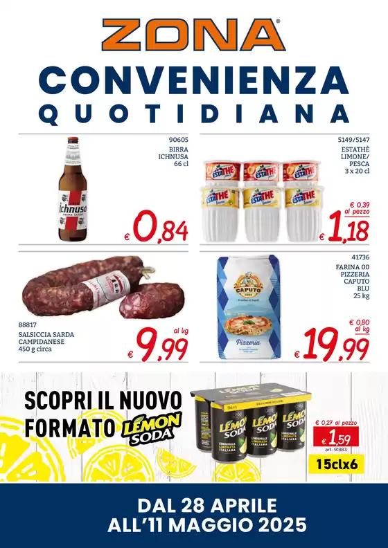Volantino ZONA a Cagliari | Convenienza Quotidiana | 28/4/2025 - 11/5/2025