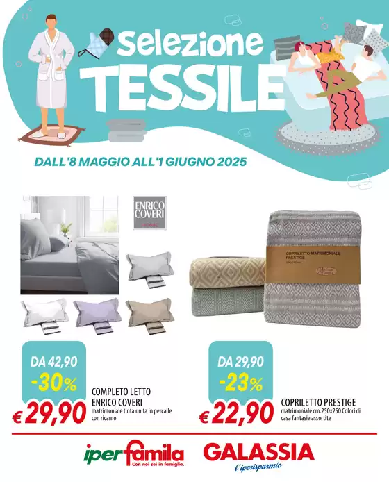 Volantino Iperfamila a Fiorano Modenese | Selezione Tessile | 8/5/2025 - 1/6/2025