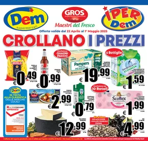 Volantino Dem a Roma | CROLLANO I PREZZI | 22/4/2025 - 1/5/2025
