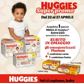 Offerte di Infanzia e giochi a Pomezia | Huggies Super promo in B di Bimbi | 22/4/2025 - 27/4/2025