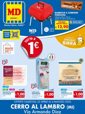 Offerte di Discount a Melegnano | Tutto 1€ in MD | 22/4/2025 - 4/5/2025
