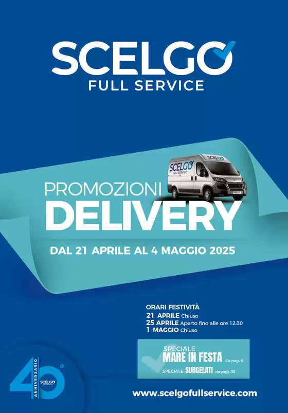 Volantino Scelgo a Civitanova Marche | Promozioni delivery | 21/4/2025 - 4/5/2025
