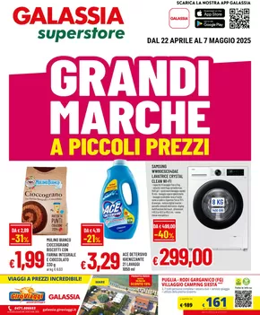 Volantino Galassia a Lonigo | GRANDI MARCHE A PICCOLI PREZZI | 22/4/2025 - 7/5/2025