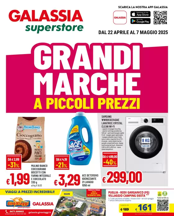 Volantino Galassia a Novi Ligure | GRANDI MARCHE A PICCOLI PREZZI | 22/4/2025 - 7/5/2025